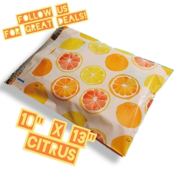 100 Citrus Poly Mailers 10x13 - Picture 3 of 4
